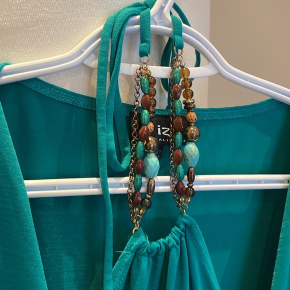 Byer California beaded halter top - Picture 2 of 5